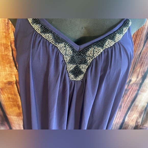 Purple mini summer dress - Picture 2 of 3